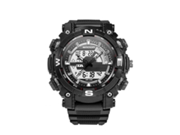 Reloj Luminoso Multifuncional Sanda Reloj Electrónico De Pulsera (negro)