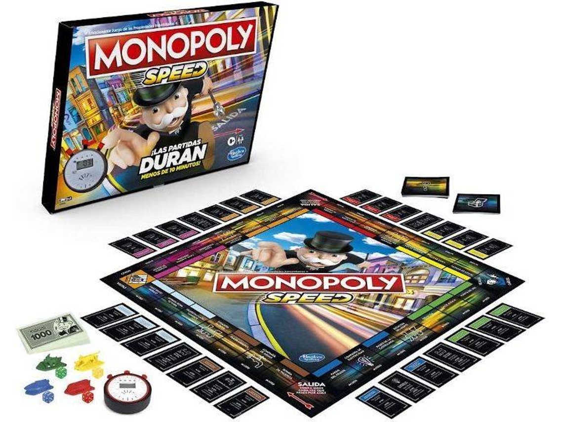 Jogo de Tabuleiro MONOPOLY Speed (Idade Mínima: 8 - Espanhol)