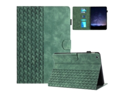 Capa para tablet inteligente em couro com relevo Webake e blocos de montar