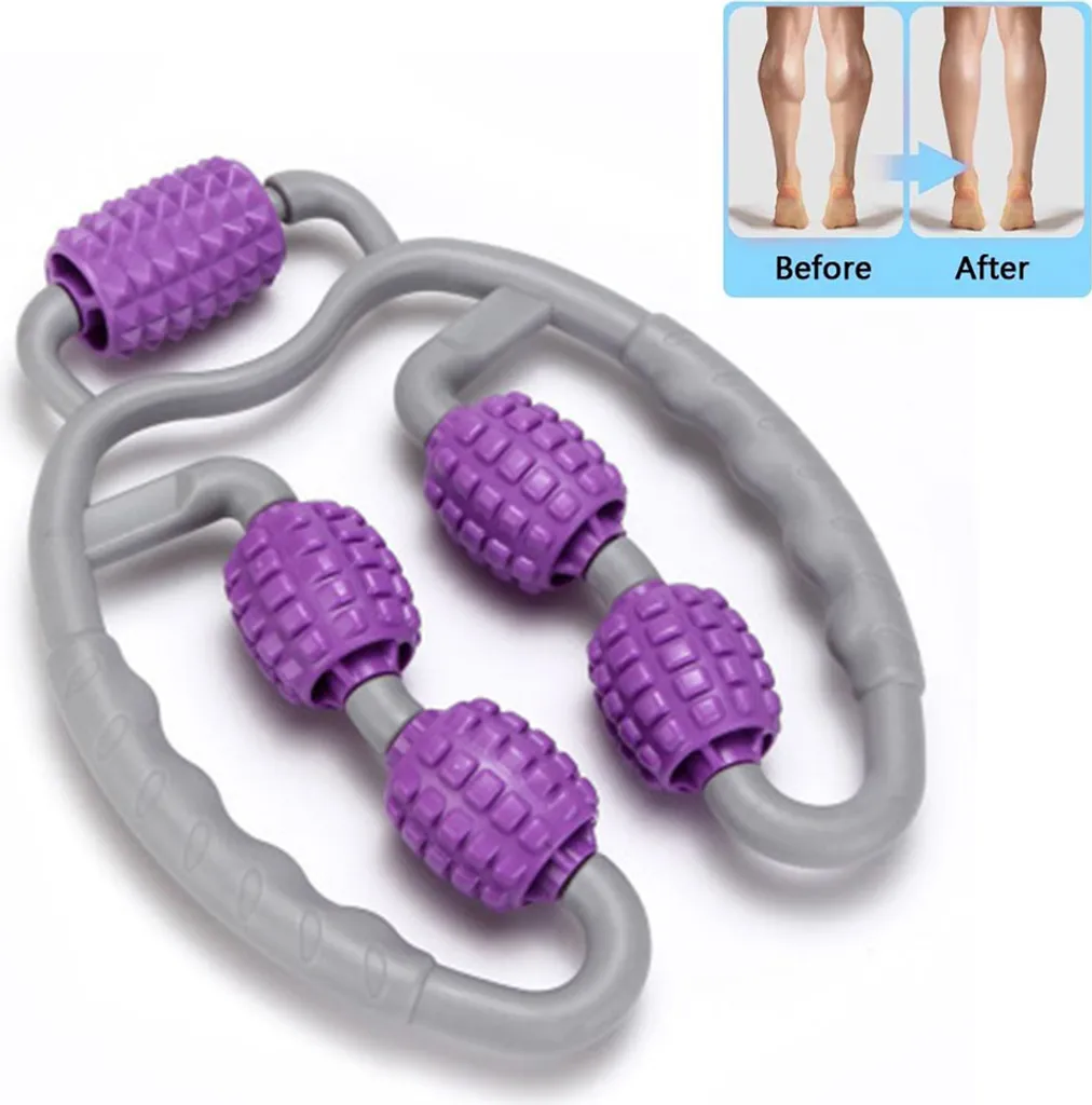 Rolo De Massagem Muscular Para Celulite E Fáscia Muscular De Tecido Profundo Slowmoose (roxo)