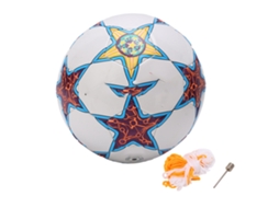 Bola De Futebol Tamanho 5 Costurada À Máquina Pu Para Treino Juvenil Interior E Exterior
