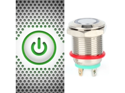 Laxiscreed Interruptor De Botão Com Led E Autorreator Para Eletrodomésticos