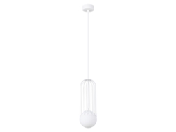 Luminárias Pendentes Brina de Aço Branco 115X12X12Cm SOLLUX LIGHTING