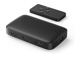 Adaptador de switch HDMI 4K 30Hz Adaptador de switch HDMI 3 entradas Yizhood Preto