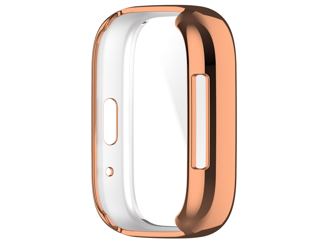 Capa Protetora, Compatível Com Redmi Watch Active/ 3 Lite Em Ouro Rosa