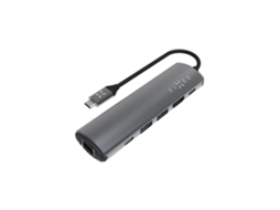 Hub Pro Usb C Fixo Com 6 Portas Para Laptops E Tablets Brilvibera