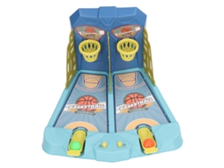 Ats juego de Baloncesto de Mesa para Adultos Y Niños Interacción Padre hijo Coordinación Ojo manos Azul Pavo Real