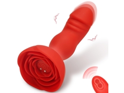 Vibrador Prova Dgua De Controle Remoto Com 10 Modos De Vibrao Para Adultos (vermelho) Yizhood
