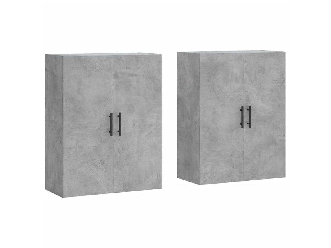 Wall Mounted Cabinet, Wall Mounted Cabinets Vidaxl Cinzeto Madeira Processada (n/a)