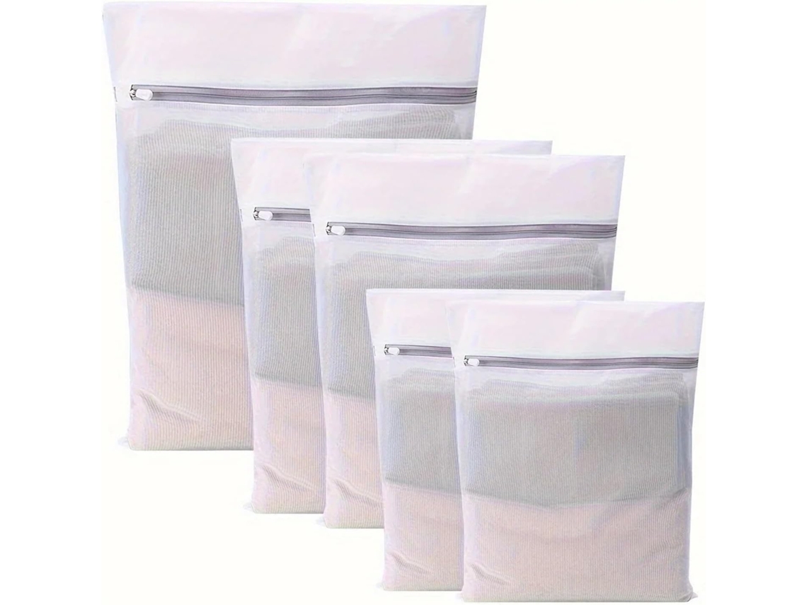 Conjunto De 10 Sacos De Lavanderia Em Malha, Modelo Funcional