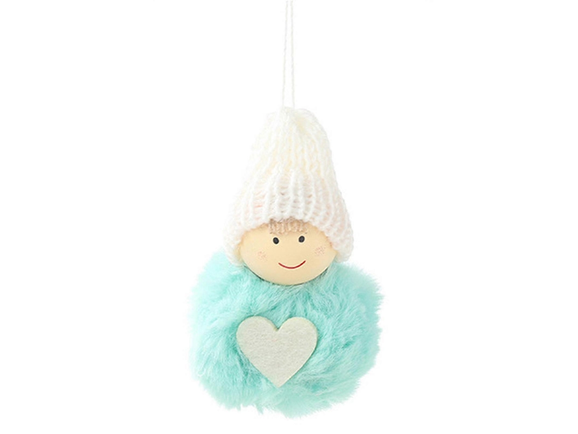 Lindo Pingente De Natal Para Meninas, Mini Pingente De Boneca Durável Para Decorar Sua Árvore De Natal. Hengjian
