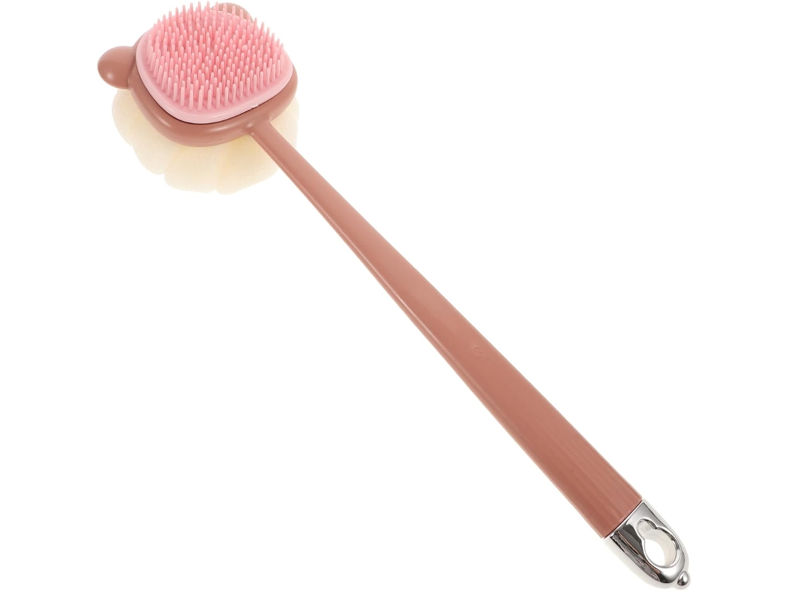 Escova De Banho Esfoliante Com Cabo Longo Mipcase, Escova Esfoliante Para Limpeza Corporal Suave, Acessório Elegante E