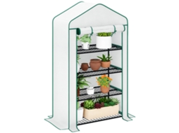 Estufa de Jardim Varanda com 4 Prateleiras BTFORUS (90x49x160cm)