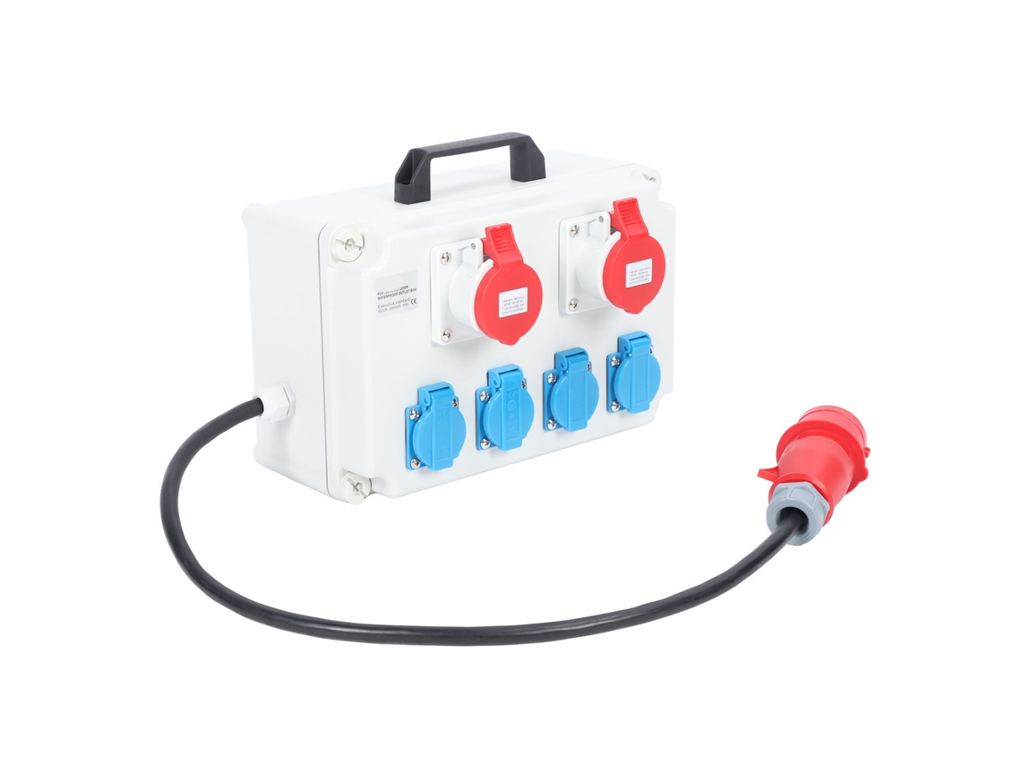 Laxiscreed Caixa De Tomada À Prova D'água, Portátil E Multi-socket Para Uso Externo