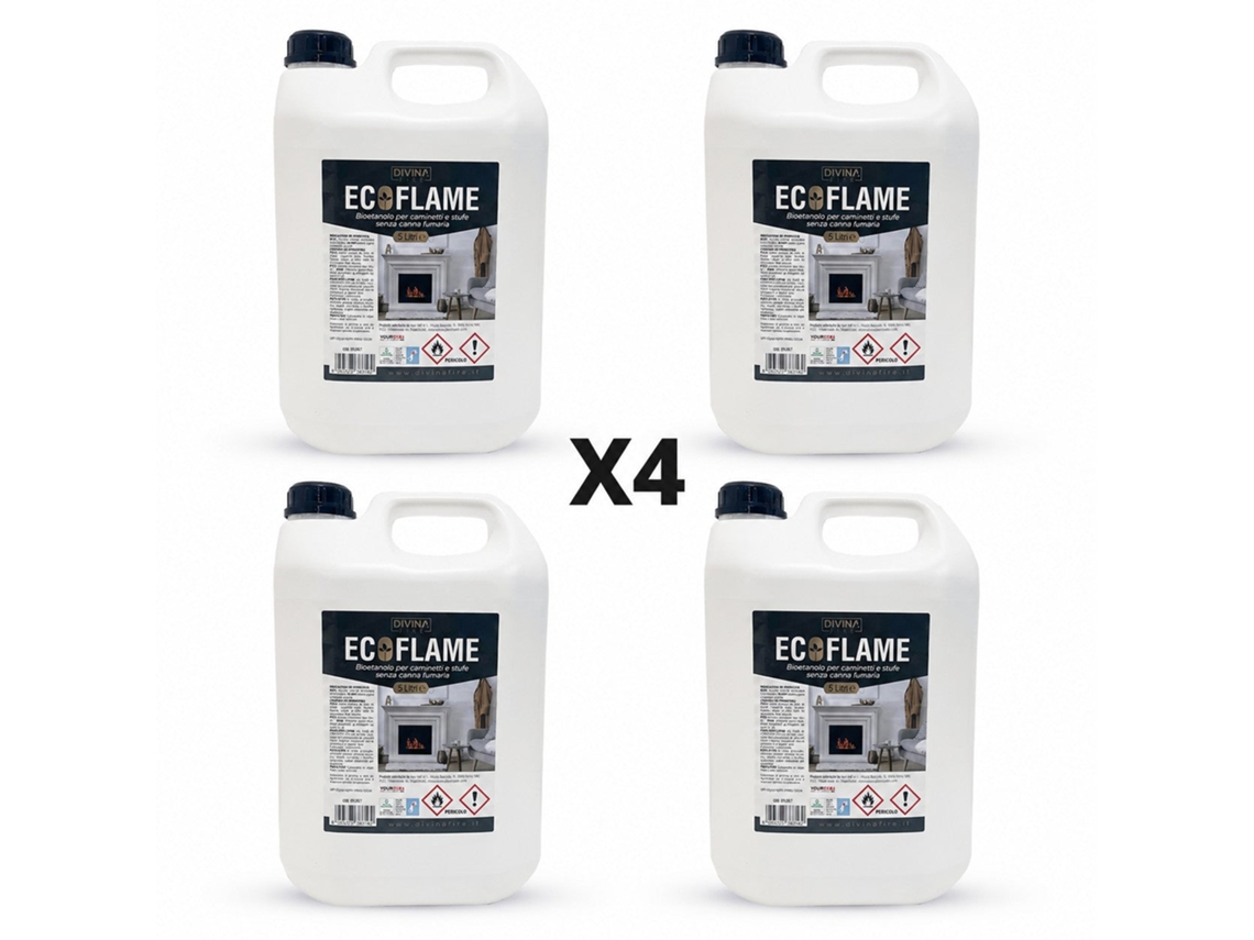 20 Litros De Bioetanol Ecoflame Para Lareiras A Bioenergia De Alta Qualidade.