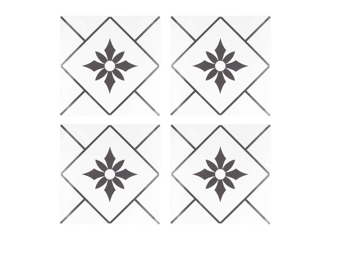 Conjunto de 4 Adesivos Antiderrapantes | S/MARCA