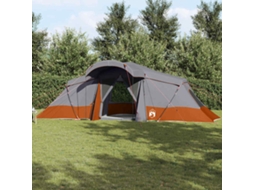 Vidaxl Barraca Familiar Com Telhado Cinza E Laranja 721 X 335 X 212 Cm