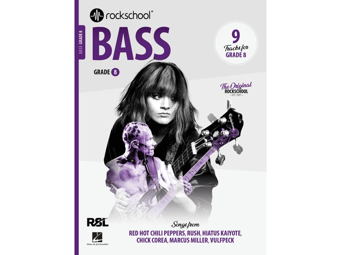 Livro Rockschool Bass Grau 8 2024