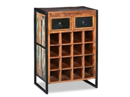 Wine Rack, Wine Racks Vidaxl Marrom Madeira (n/a)