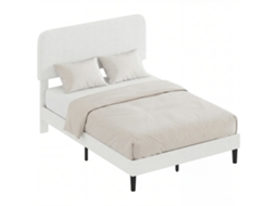 Sofá Cama em Linho, Encosto Ajustável, Almofadas, Azul Escuro, 72x75x85cm