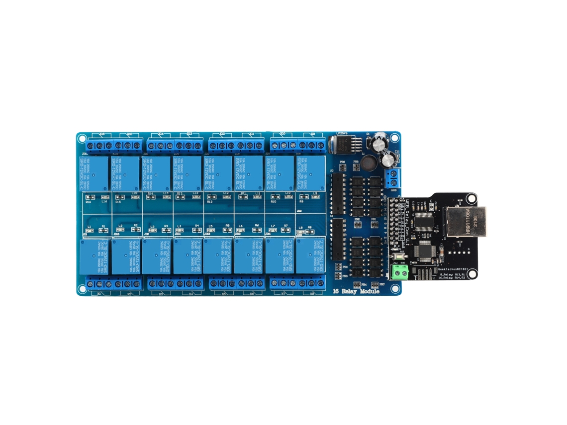 Laxiscreed Módulo Ethernet De Controle Com Lan/wan E Relé De 16 Canais