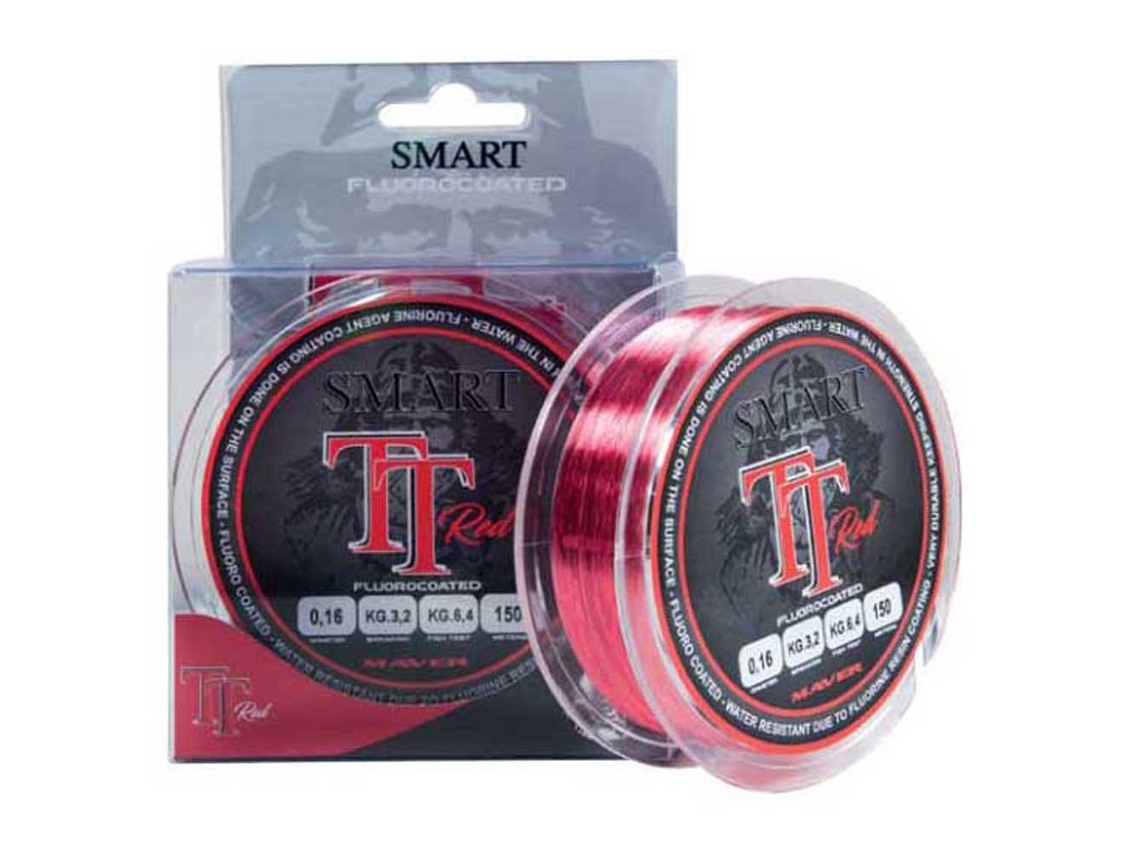 Monofilamento Tt Red Fluorine 150 M Transparente 0.140 Mmmaver
