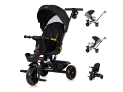 Triciclo Com Capota E Pega Para Os Pais Max Sport De Chipolino - Blackberry