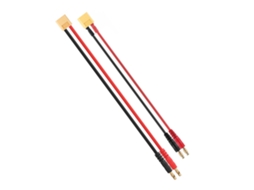 Cabo de Silicone Xt60 Macho para Ficha Banana de 4,0 Mm, 14 Awg, 15 Cm Ou 22 Cm, para Carregador B6ac MDUG