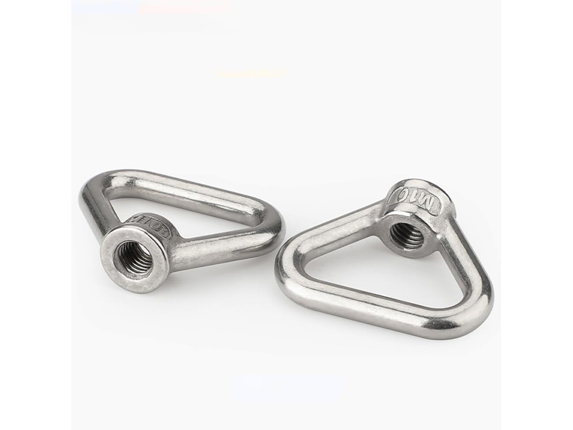 Porca De Olhal Triangular M8 M16, Aço Inoxidável 304, 1 2 3 Peças, Anel De Elevação Com Rosca Trapezoidal Para Fixadores