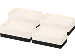 Elevadores De Móveis, Elevadores De Cama, Bloco De Elevação Quadrado Empilhável, Plástico De Alta Resistência, 5cm Para