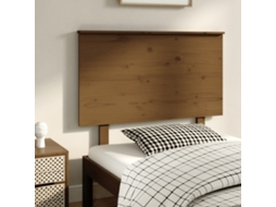 Vidaxl Cabeceira De Cama 94x6x82,5 Cm Pinho Maciço Castanho Mel