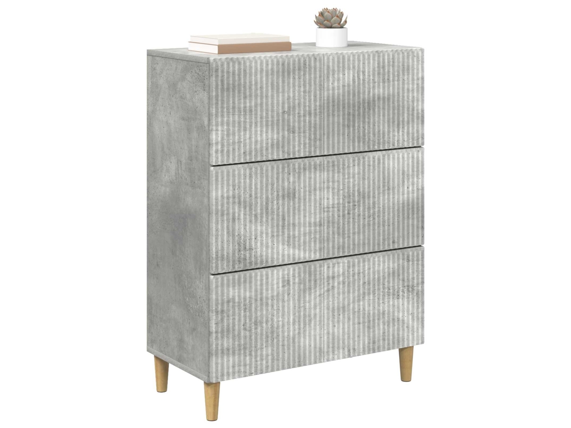 Gabinete de Gavetas Cinzento Cimento 66x34,5x90 cm MAISON EXCLUSIVE