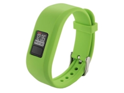 Lurelia Pulseira De Silicone, Compatível Com Smartwatch Garmin Vivofit 3, Comprimento Aproximado 24, 2 Cm, Verde