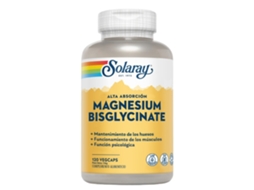 Magnesium Glycinate 400Mg 120 Cápsulas SOLARAY