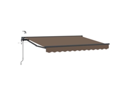 Conjunto 1 Sombra Externa Vidaxl Antracite Alumínio (5 × 3,5 M)