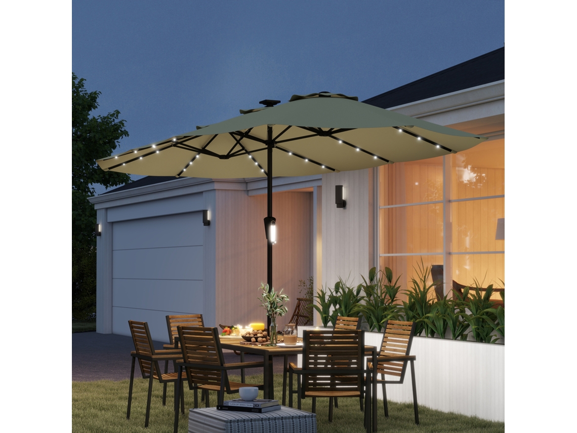 Base para guarda-sol redonda, encharcível, 22 kg, Ø51x28 cm, preto, mastro Ø38/48 mm | ZIWEI STORE