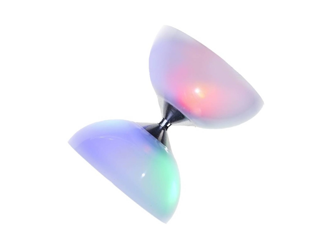 Brinquedo Diabolo Eureka Com Iluminação Led Acrobat 105 Multicolorido