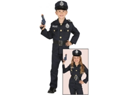Fato de Menino DISFRAZZES Polícia Azul (Tam: 5 a 6 anos)