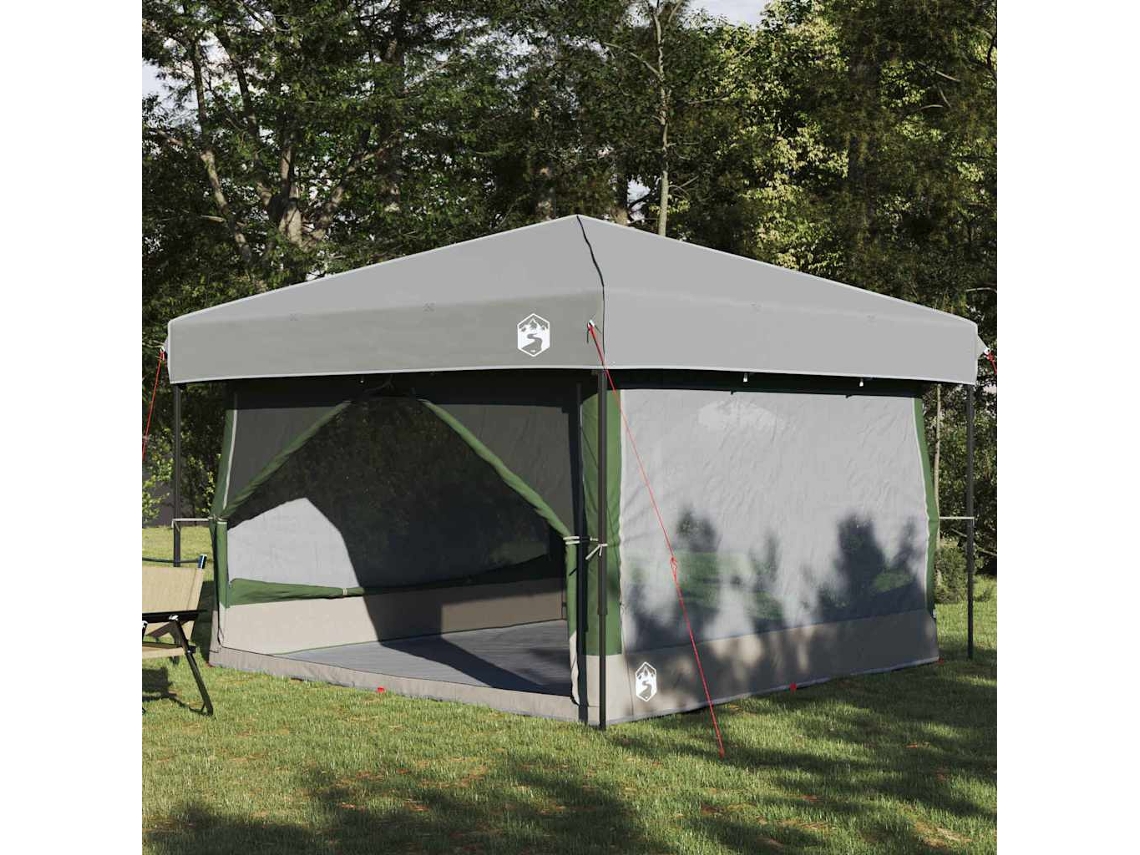 Vidaxl Tenda Interna Para 7 Pessoas 7 Pessoa Verde E Cinza