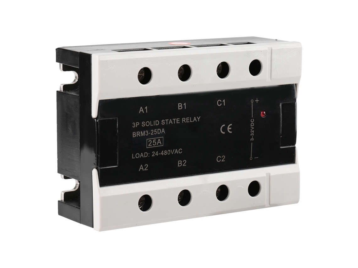 Laxiscreed Comutador Mono Ou Trifásico Solid-state 24-480vac Modelo Brm3-25da