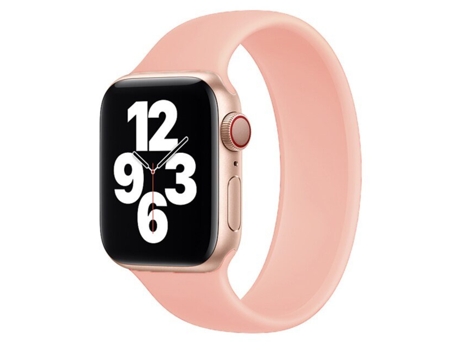 Bracelete GIFT4ME Silicone Solo para Apple Watch Ultra 49mm para pulso 150-164mm Rosa