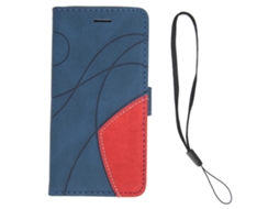 Capa Flip Wallet LAXISCREED Costura Bicolor