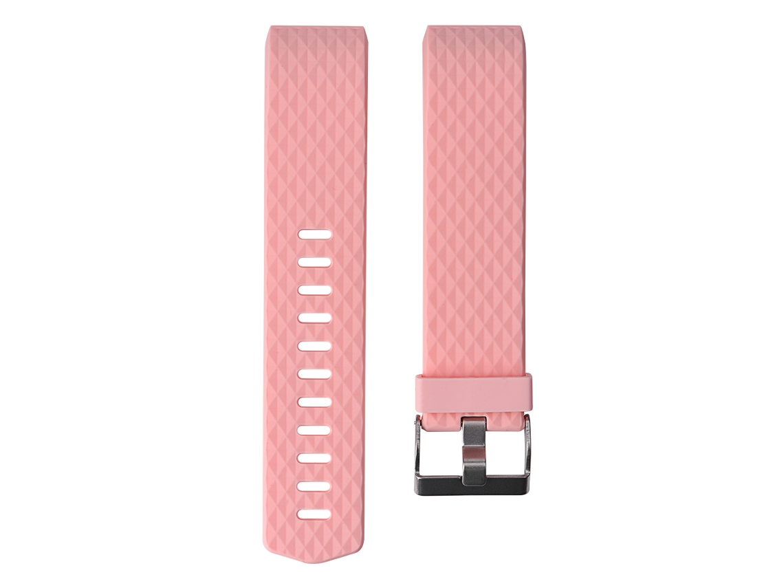Pulseira de Substituição para Fitbit Charge 2 EOOCOO, material de silicone, rosa