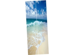 Conjunto De 2 Adesivos Decorativos De Pvc Para Portas E Paredes, Removíveis E Com Tamanhos Ajustáveis.