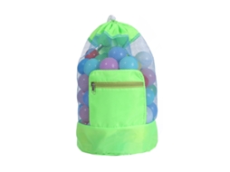 Mochila Dobrável Para Guardar Brinquedos De Praia Yuysan 48x24cm Cor Verde