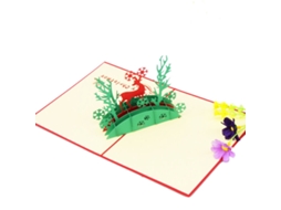 Cartão de Feliz Natal Cartão 3D Artesanal para Presentes de Natal NEVEANCE