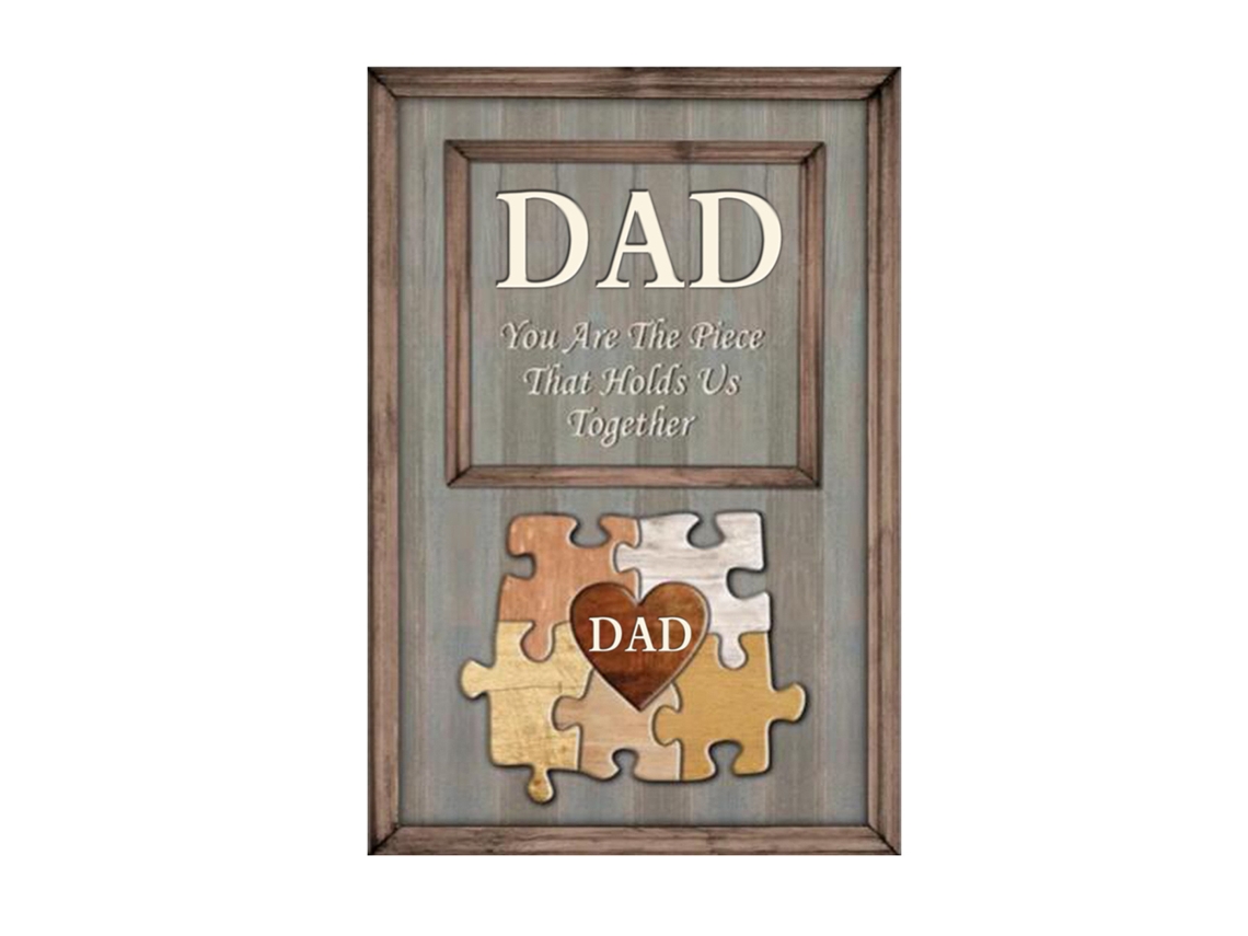 Father's Day List Puzzle LAXISCREED (fun Wooden, Diyable)