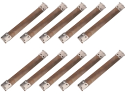 Conjunto De 10 Dobradiças Prateadas Para Embalagens, 12 Cm
