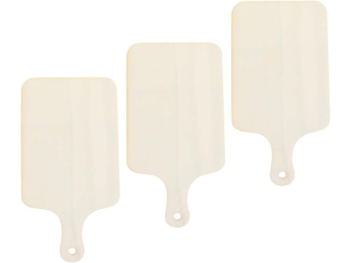 Conjunto De 3 Bandejas Multifuncionais Para Servir E Tábuas De Corte Práticas, Medindo 20x15x1,5 Polegadas (aproximadamente ).
