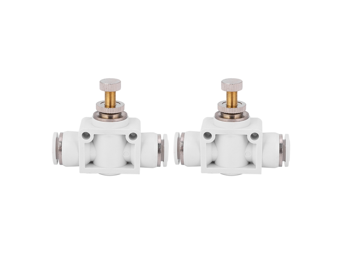 2 Peças Válvula De Controle De Velocidade De Ar Conector Rápido Throttle Para Ferramentas Neumáticas 10mm